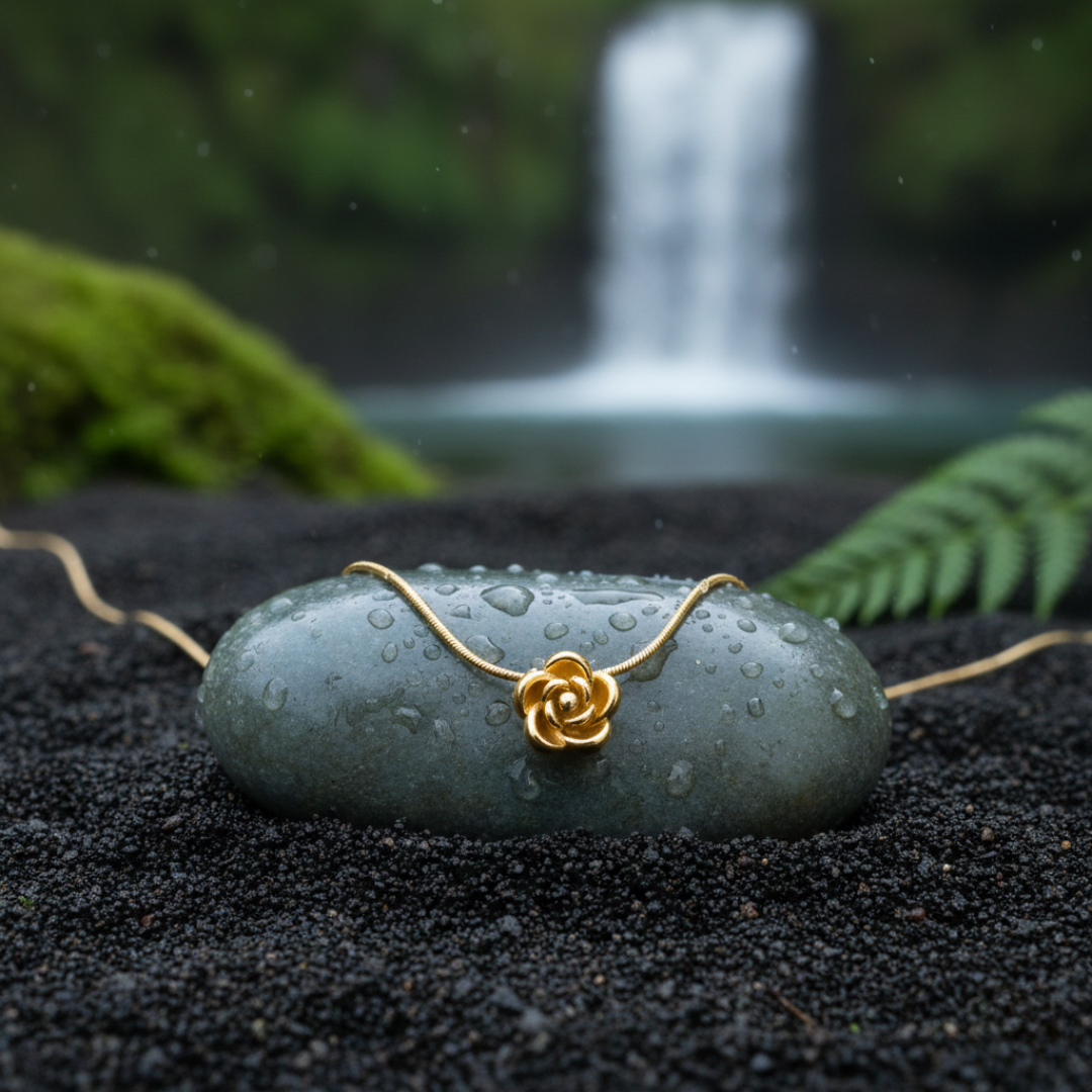 Rose Glow Antitarnish Pendant Necklace for Women – Pack of 1