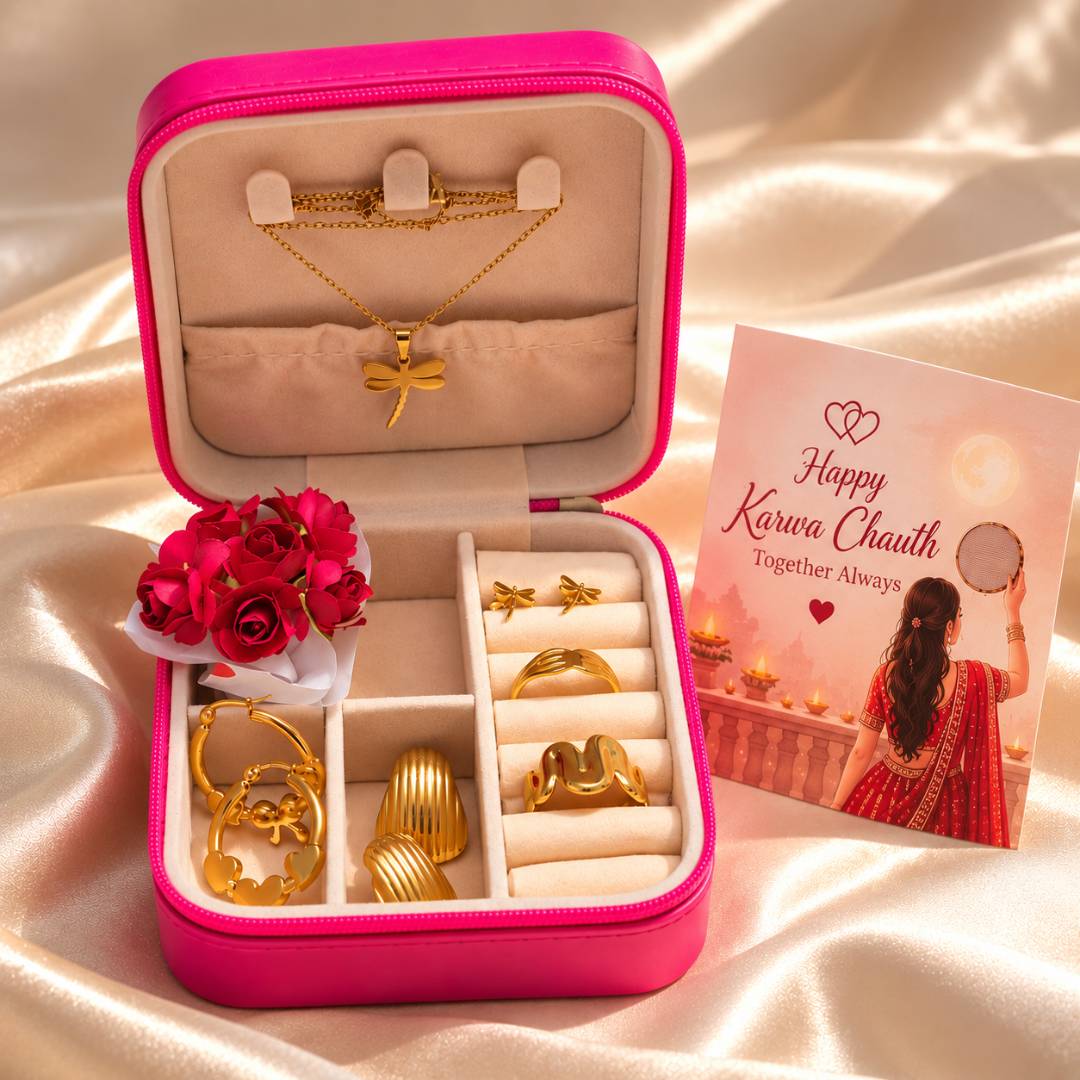 The Love Edit – Anti-Tarnish Jewellery Gift Hamper for Women & Girls