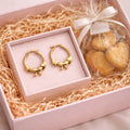 Heart Bow Hoops – Anti-Tarnish | Pack of 1 Pair