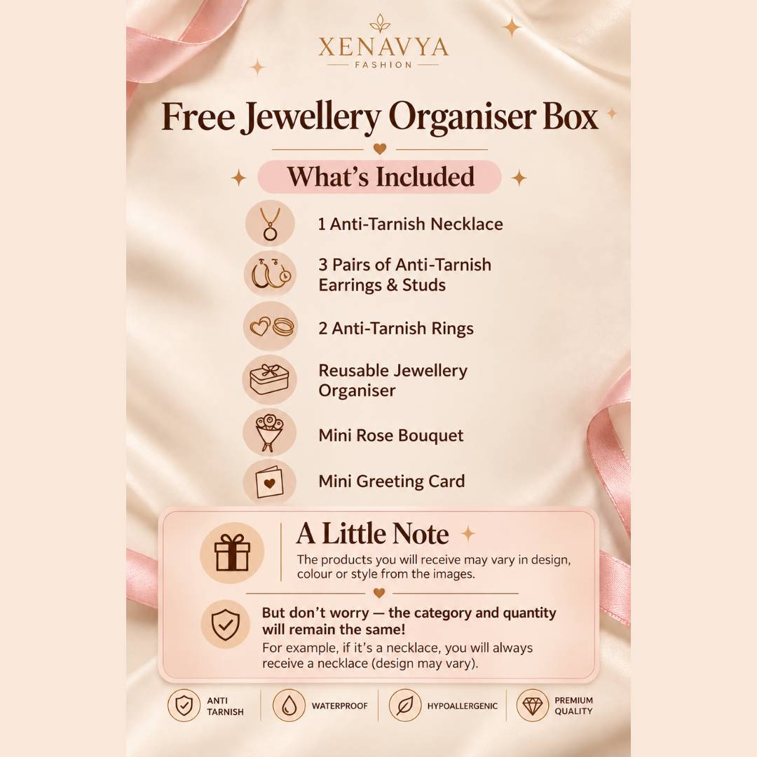 The Love Edit – Anti-Tarnish Jewellery Gift Hamper for Women & Girls