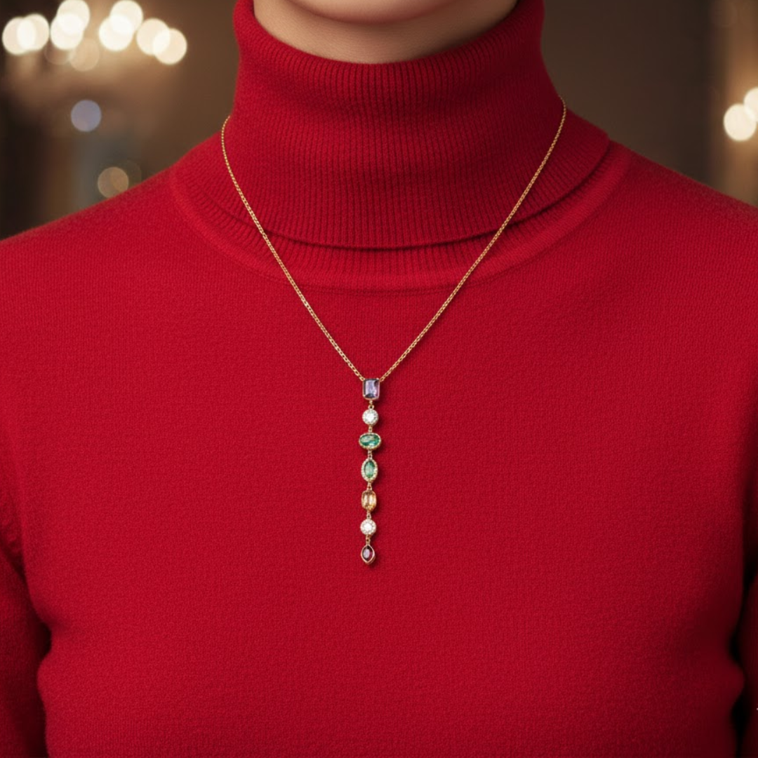 Solstice Drops Antitarnish Necklace for Women – Pack of 1