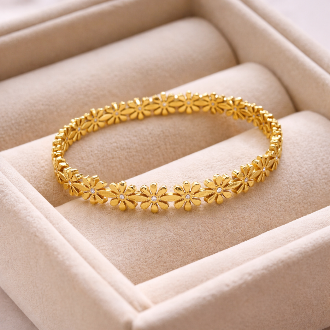 Daisy Flora Antitarnish Bracelet for Women – Pack of 1