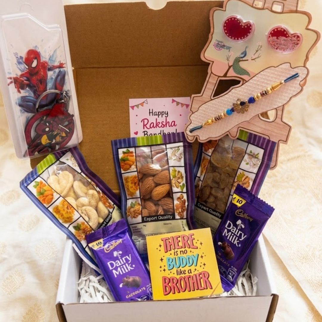 Mera Bro Rakhi Hamper for Brother – 8-Piece Raksha Bandhan Gift Set