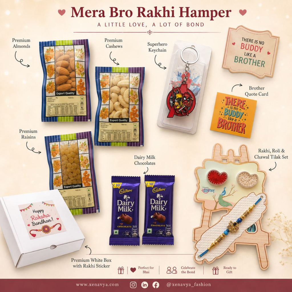 Mera Bro Rakhi Hamper for Brother – 8-Piece Raksha Bandhan Gift Set