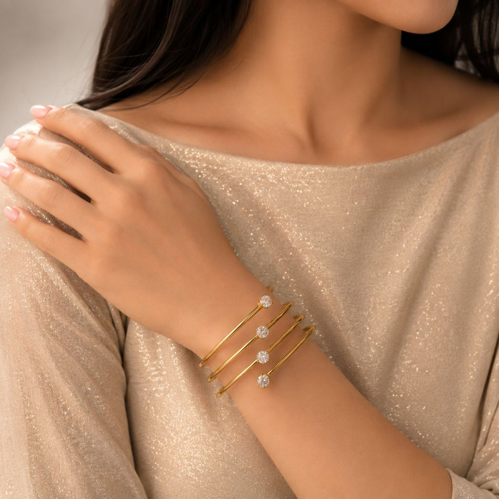 Aura Spiral Antitarnish Bracelet for Women  – Pack of 1