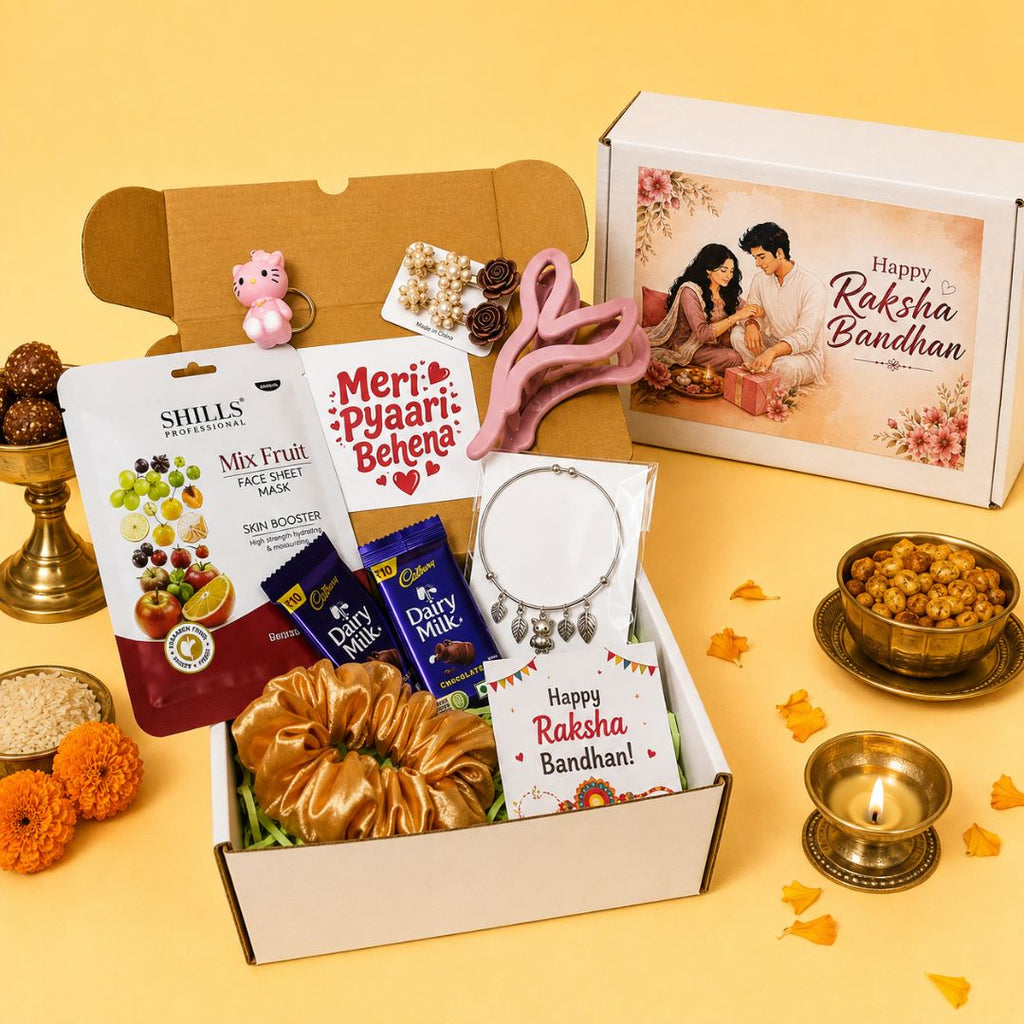 Laado Raksha Bandhan Gift Hamper for Sister – 8-Piece Gift Set