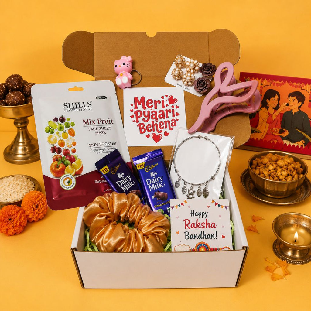 Laado Raksha Bandhan Gift Hamper for Sister – 8-Piece Gift Set