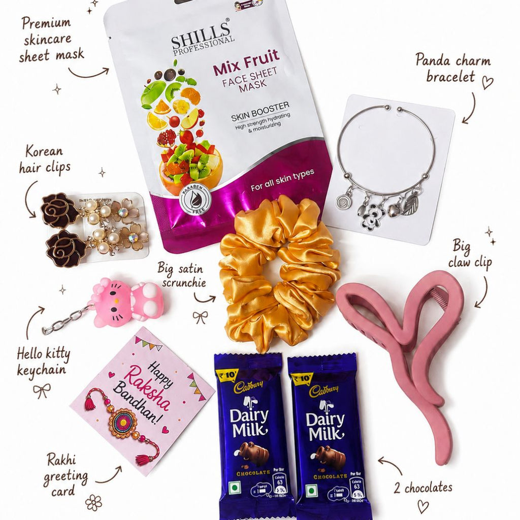 Laado Raksha Bandhan Gift Hamper for Sister – 8-Piece Gift Set