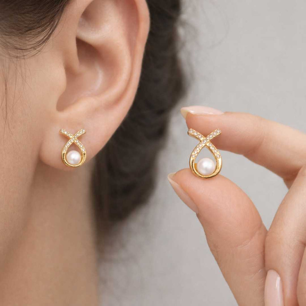 Pearl Pisces Earrings – Pack of 1 Pair