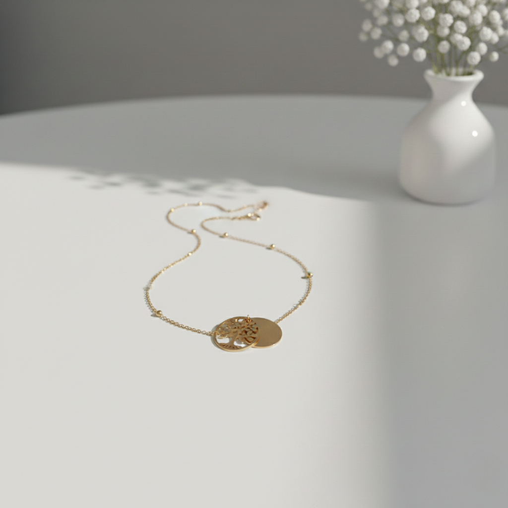 Rooted Glow Antitarnish Pendant Necklace for Women – Pack of 1