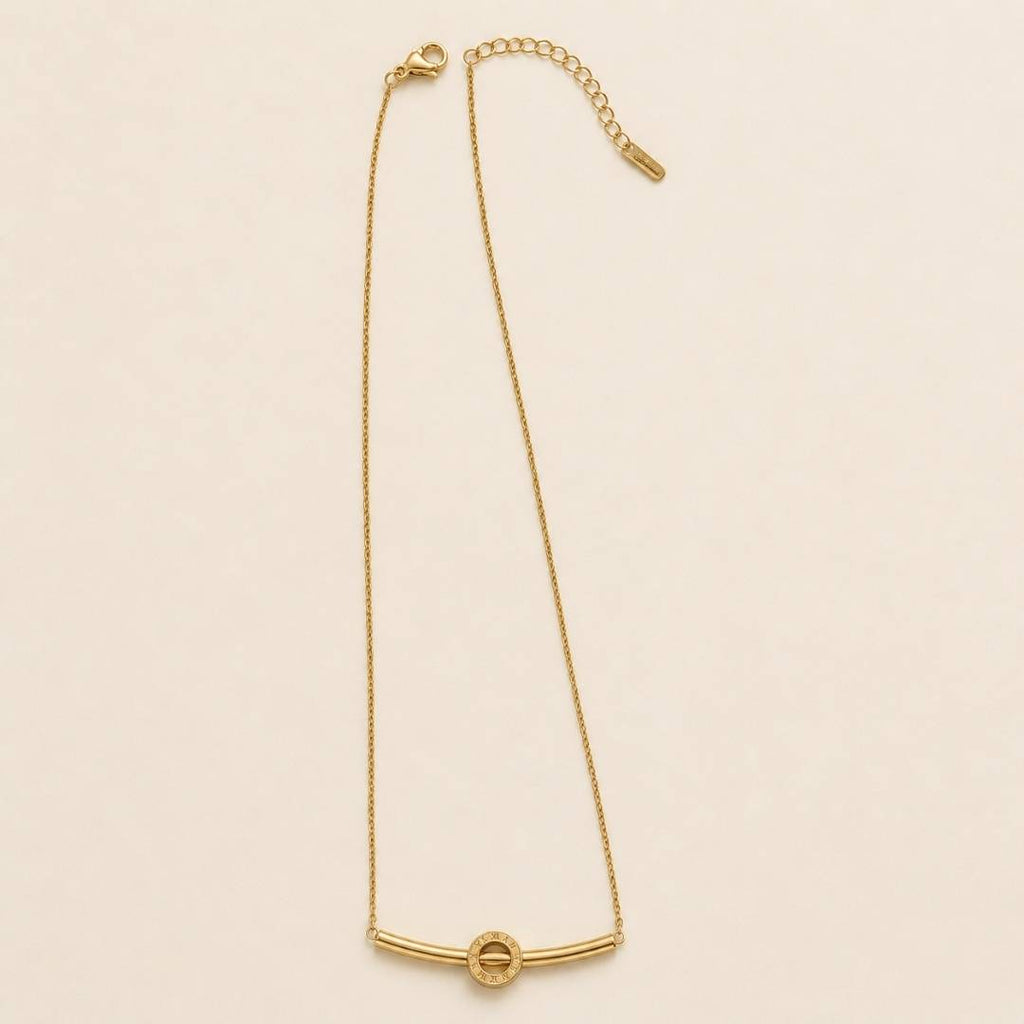 Orbit Bar Anti-Tarnish Pendant Necklace – Pack of 1