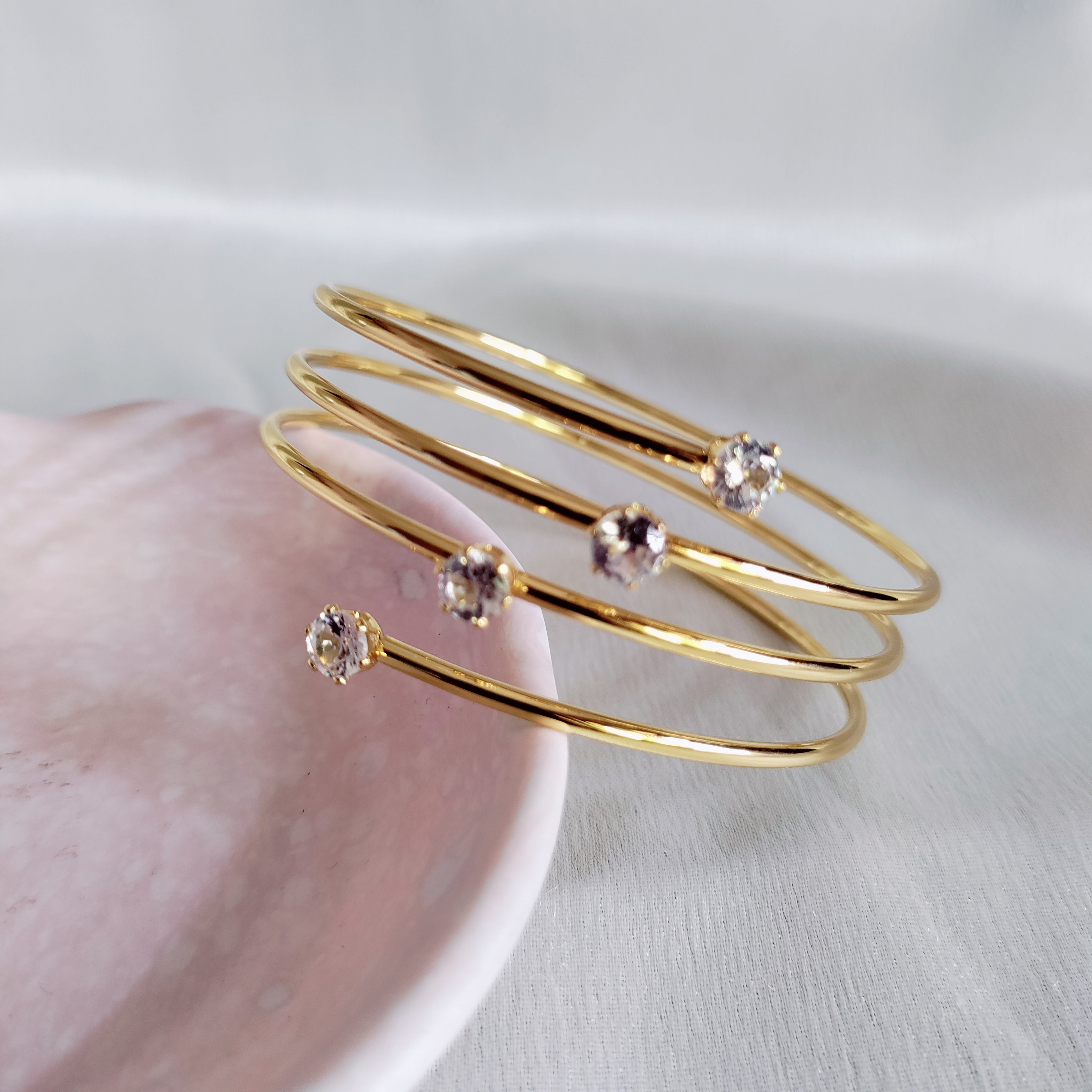 Aura Spiral Antitarnish Bracelet for Women  – Pack of 1